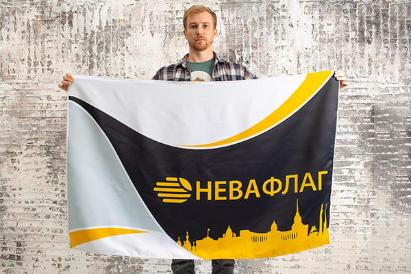 Изготовление флагов с логотипом